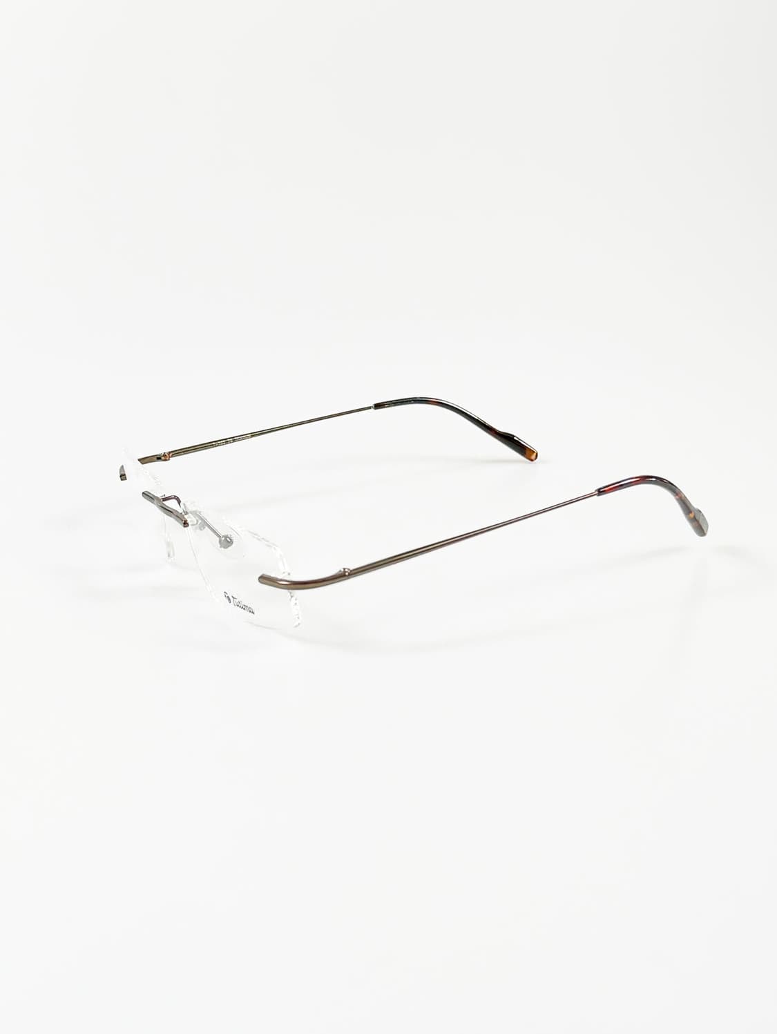 90s TUTIMA 티타늄 무테 스퀘어 빈티지 안경 상품이미지3