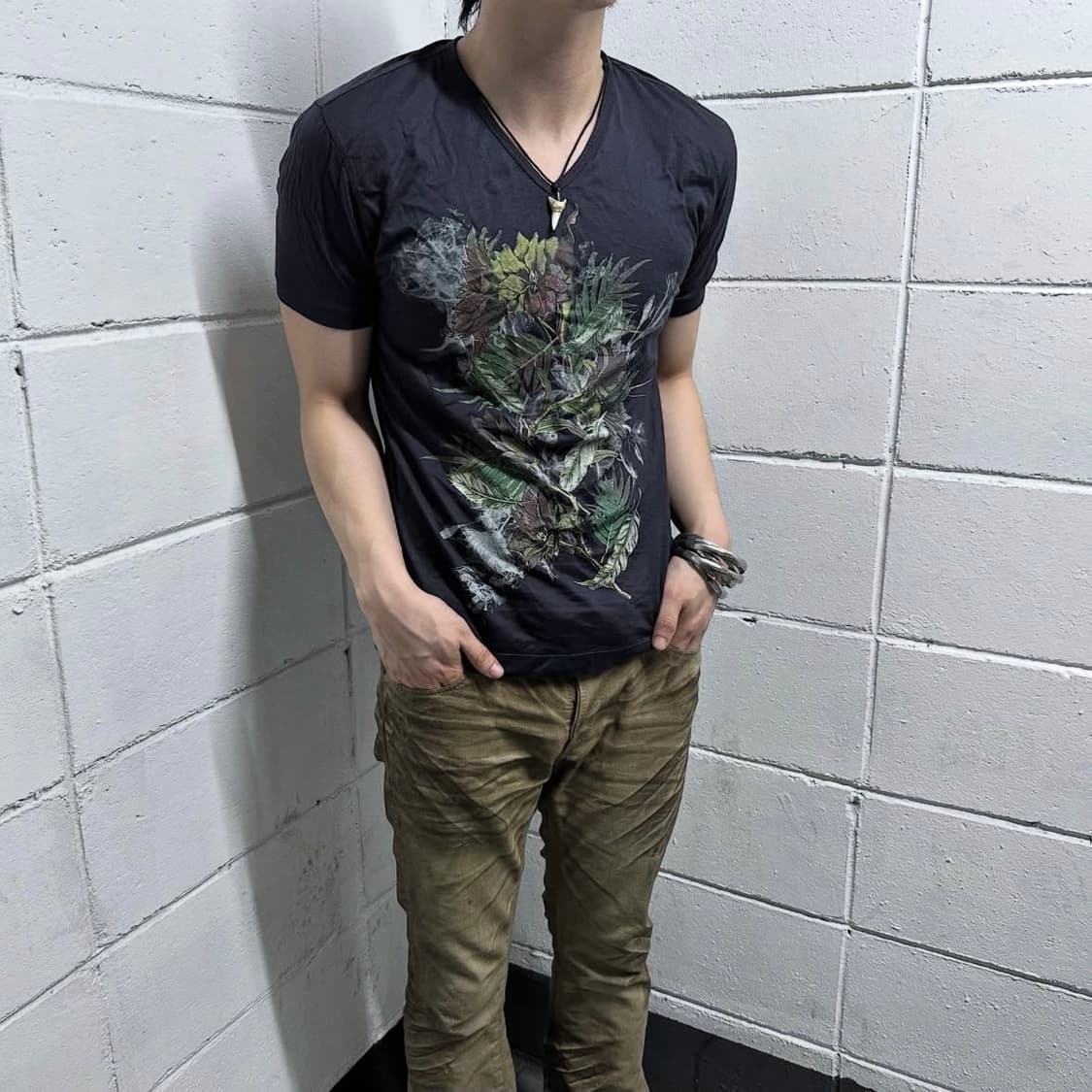 Rielabo flower printing short sleeve 상품이미지1