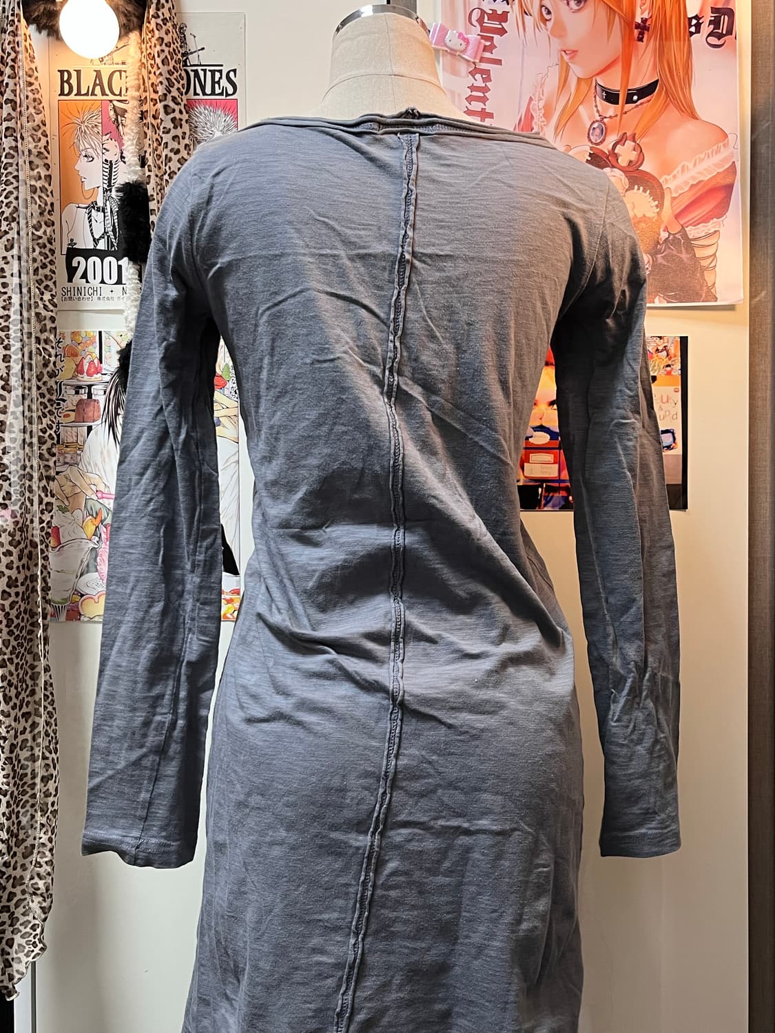 glad news 스컬 프린팅 원피스 상품이미지4