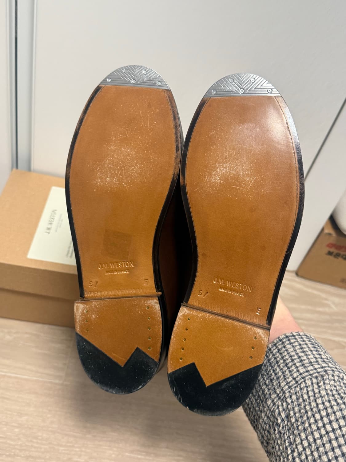 [새상품] J.m 웨스통 180 다크 브라운 5.5e 상품이미지4