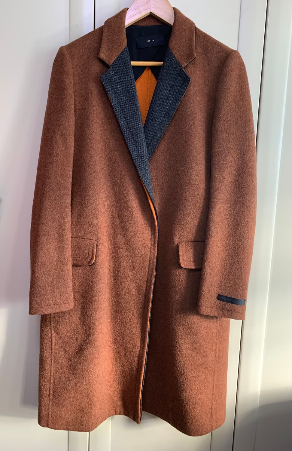 시스템 모직코트 상품이미지1