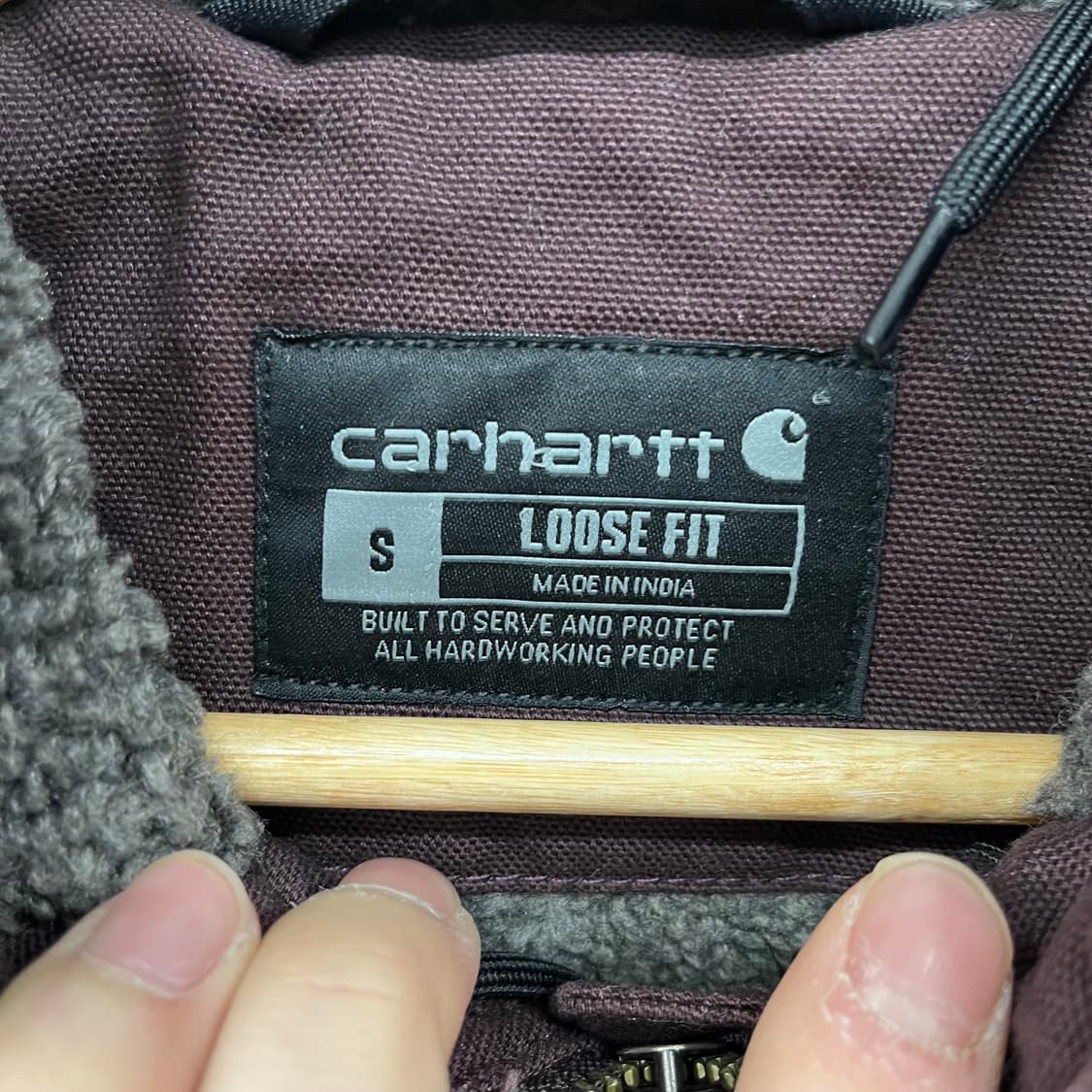 칼하트 액티브 쉐르파 후드 짚업 공용s 상품이미지4