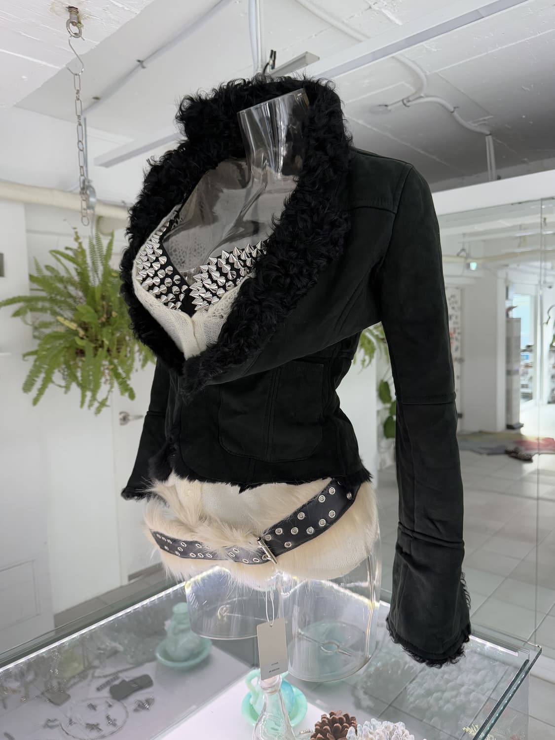 real leather shearling jacket 상품이미지1