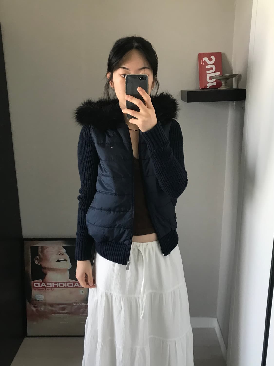 타미힐피거 로고 울프죠 니트 패딩 자켓 상품이미지4