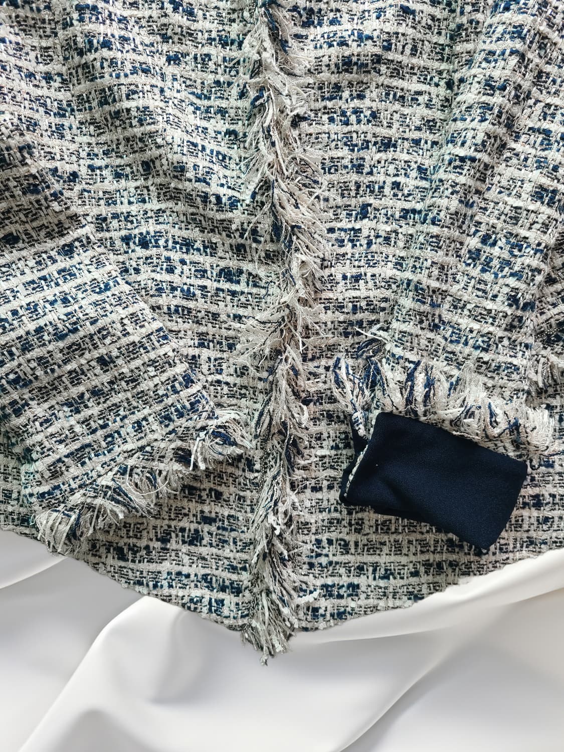 정품/새상품급 쏘울 SO.WOOL X 김서룡 트위드 자켓 (77) 상품이미지4