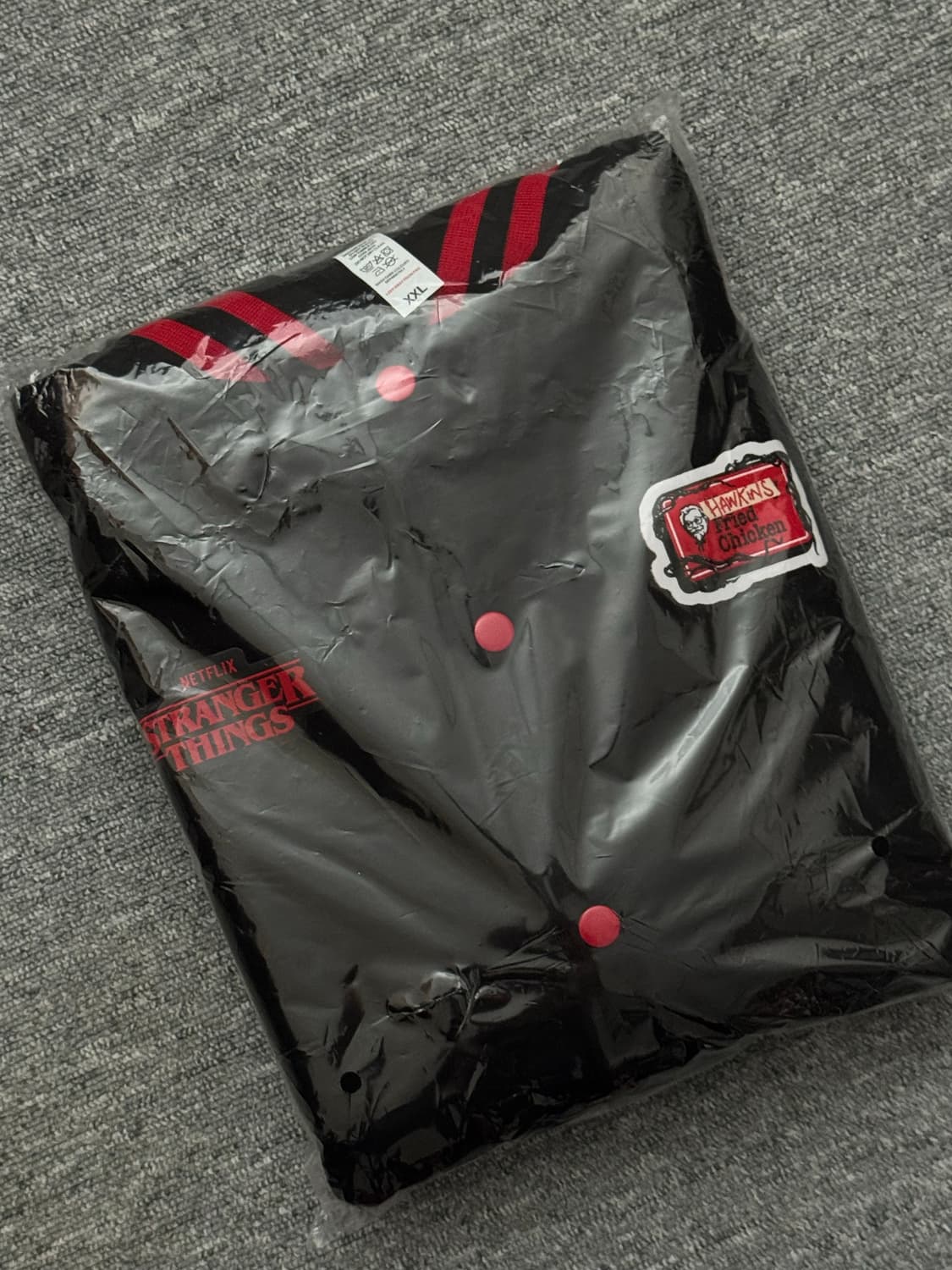 [XXL] KFC 기묘한이야기 호킨스 스쿨 자켓 상품이미지1