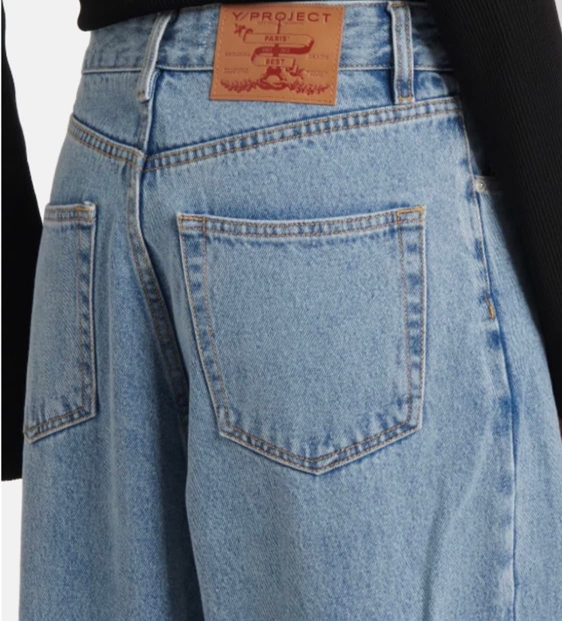 Y-Project Evergreen Draped Cuff Jeans 상품이미지4