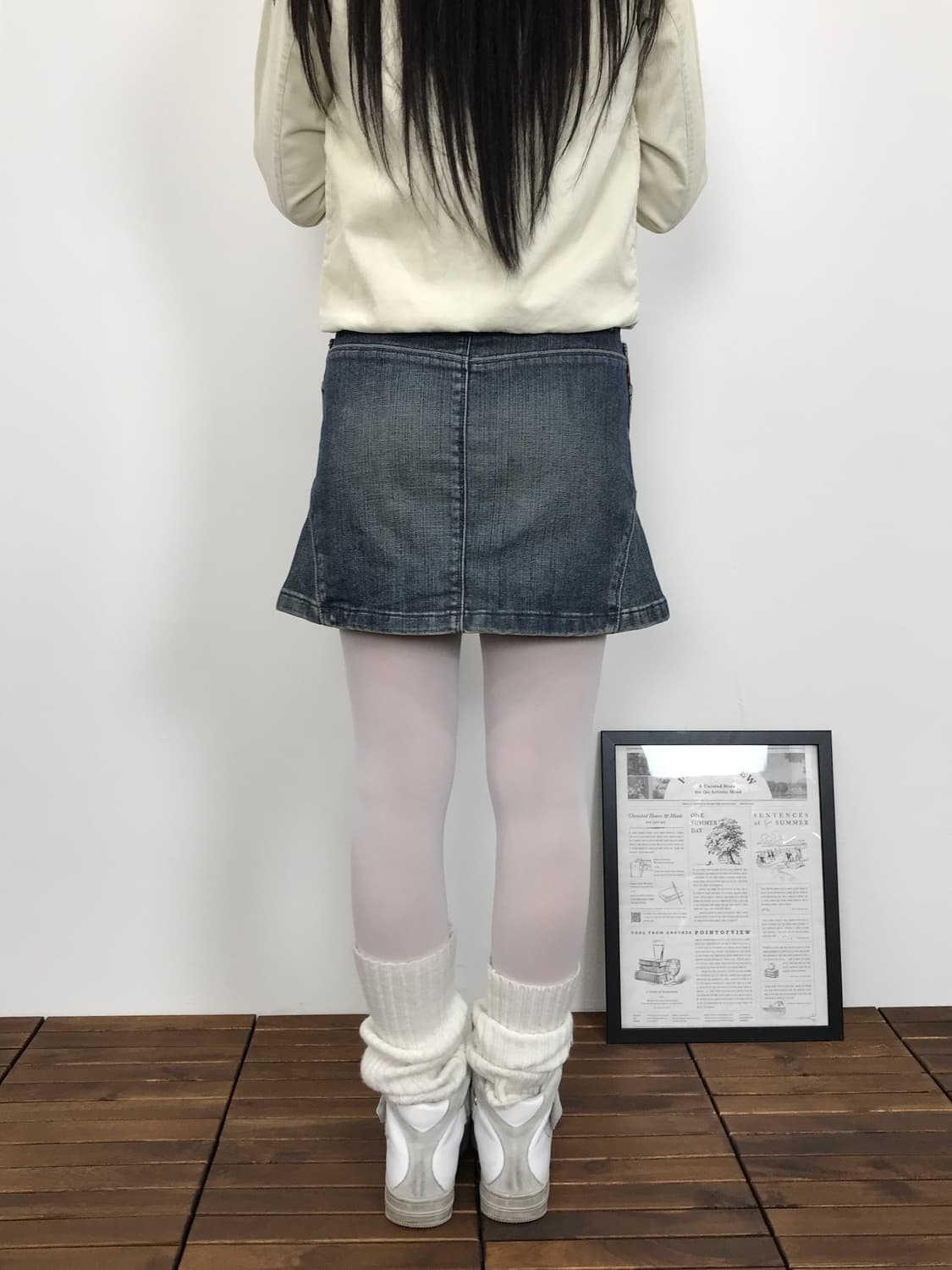 'Levi's' Heart Pocket Denim Mini skirts 상품이미지3