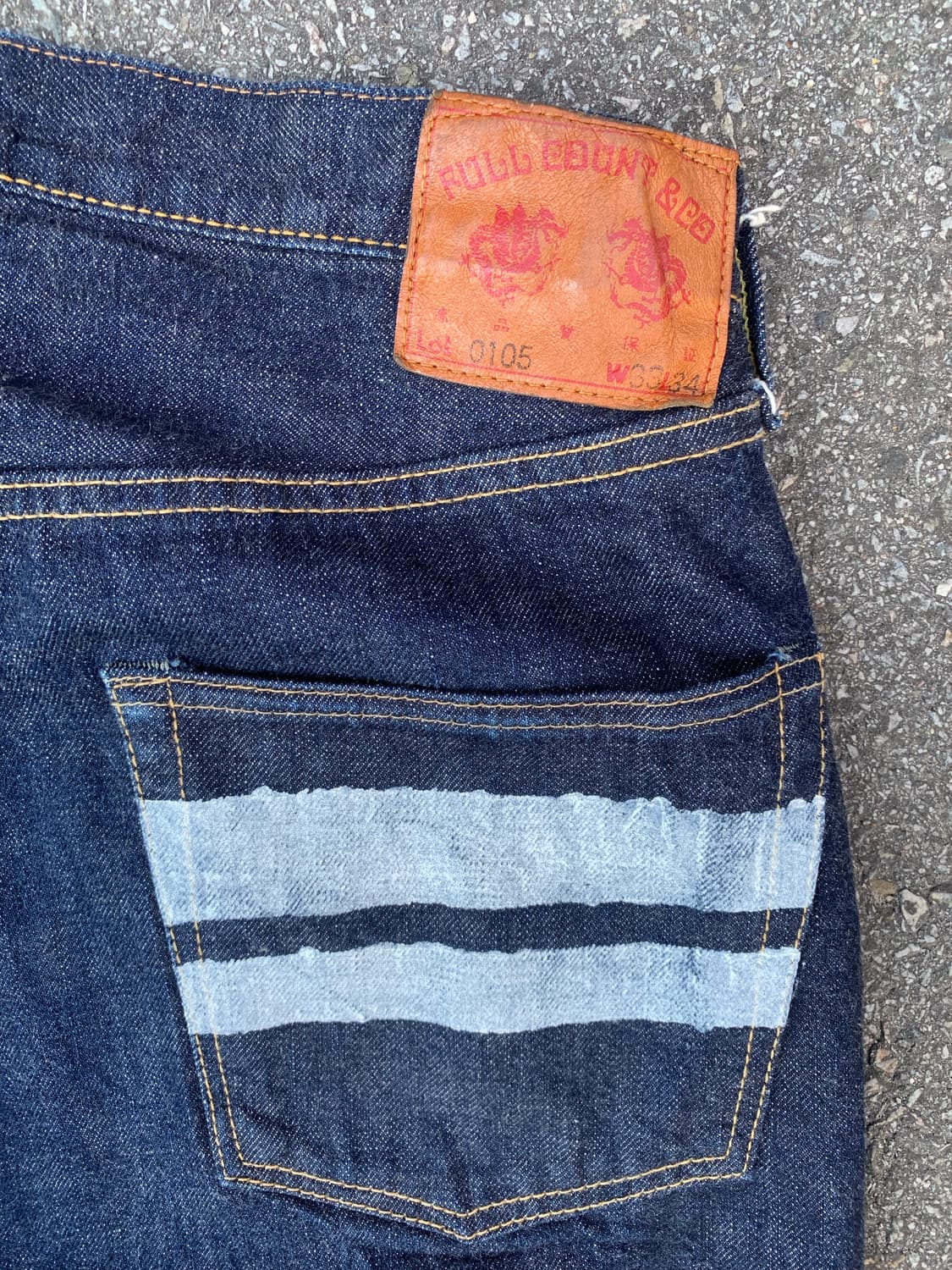 풀카운트 0105w 33 셀비지 상품이미지5