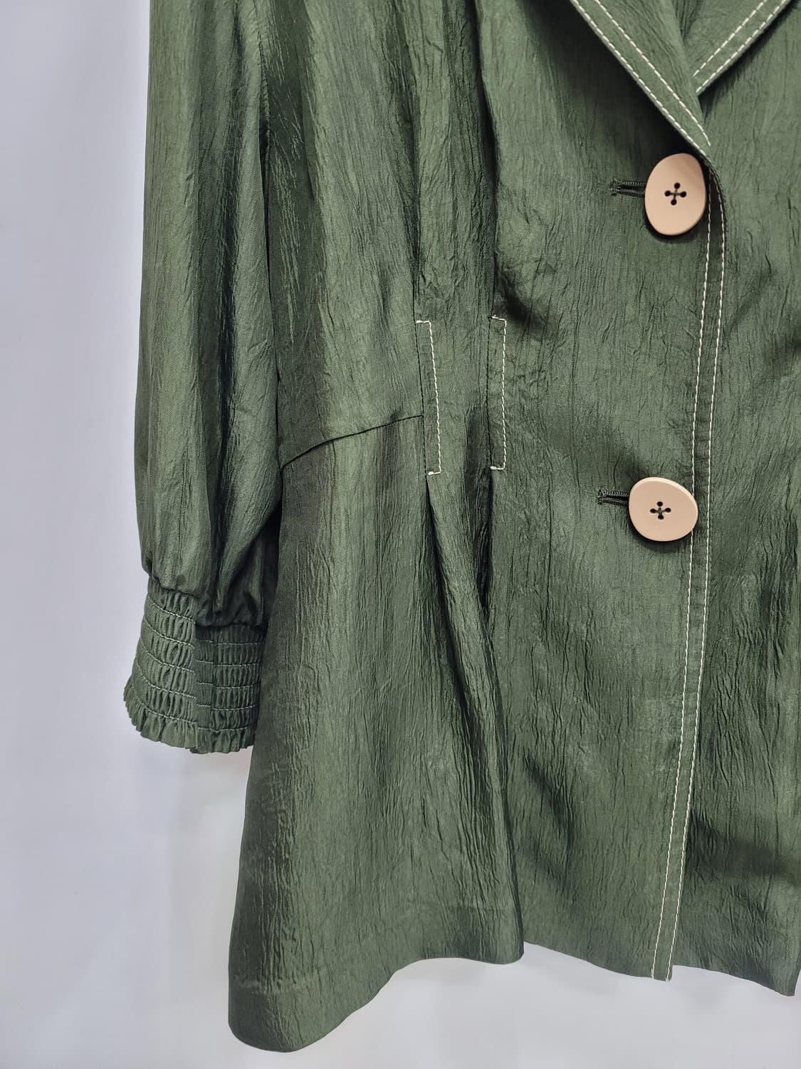 maje 20SS 마쥬 아세테이트 자켓 / 여 82-88-160 카키
 상품이미지4