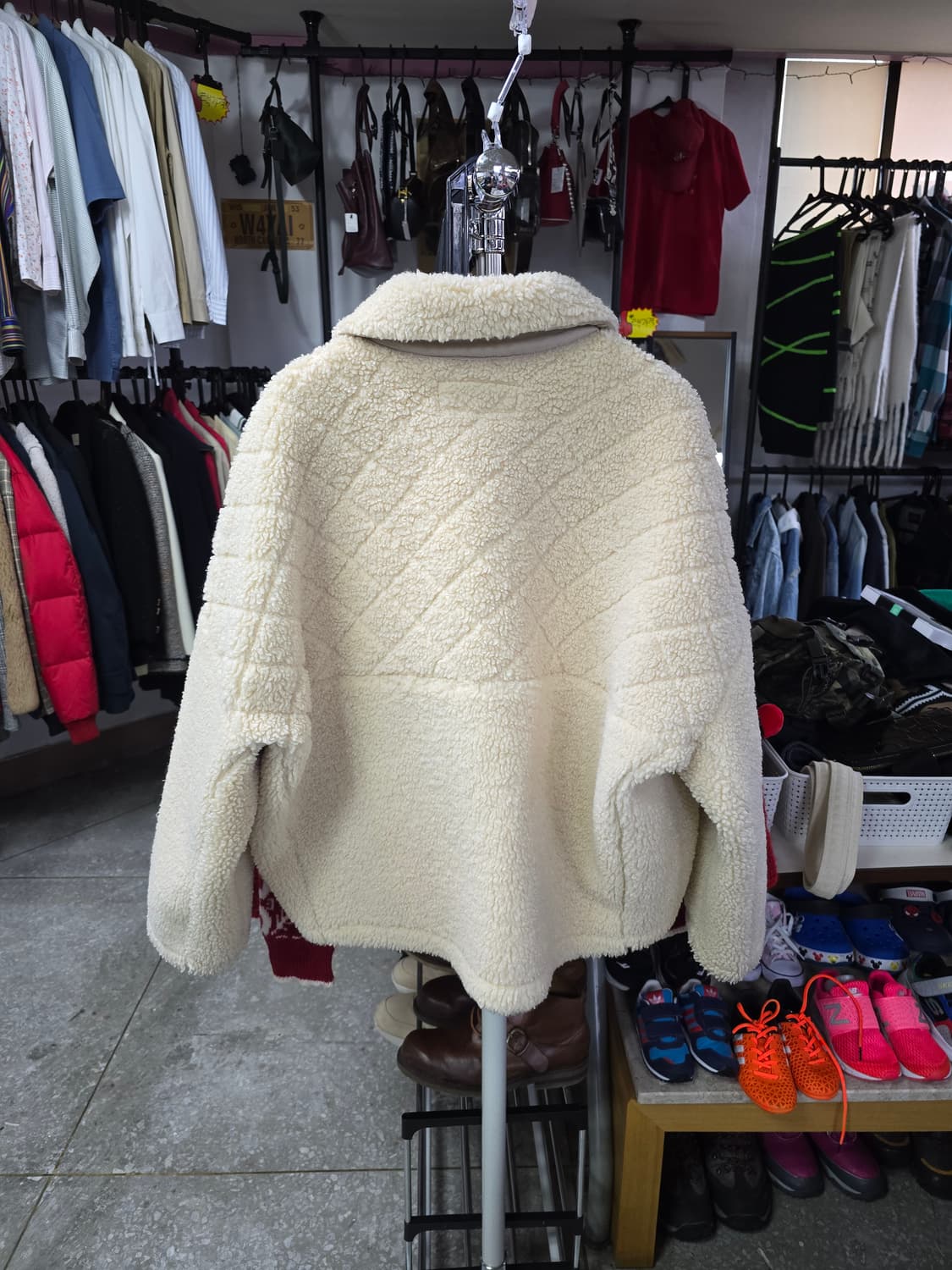 트렌드콜렉션 아이보리 뽀글이 자켓 (1285) 상품이미지2