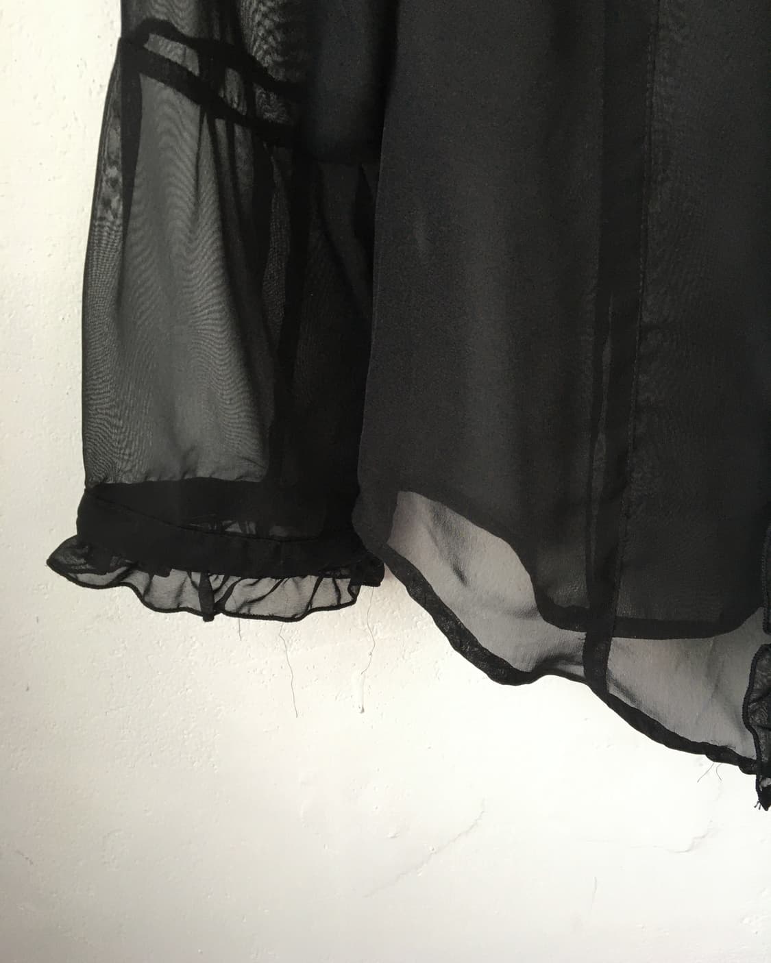 Axes femme frill high neck blouse 상품이미지4