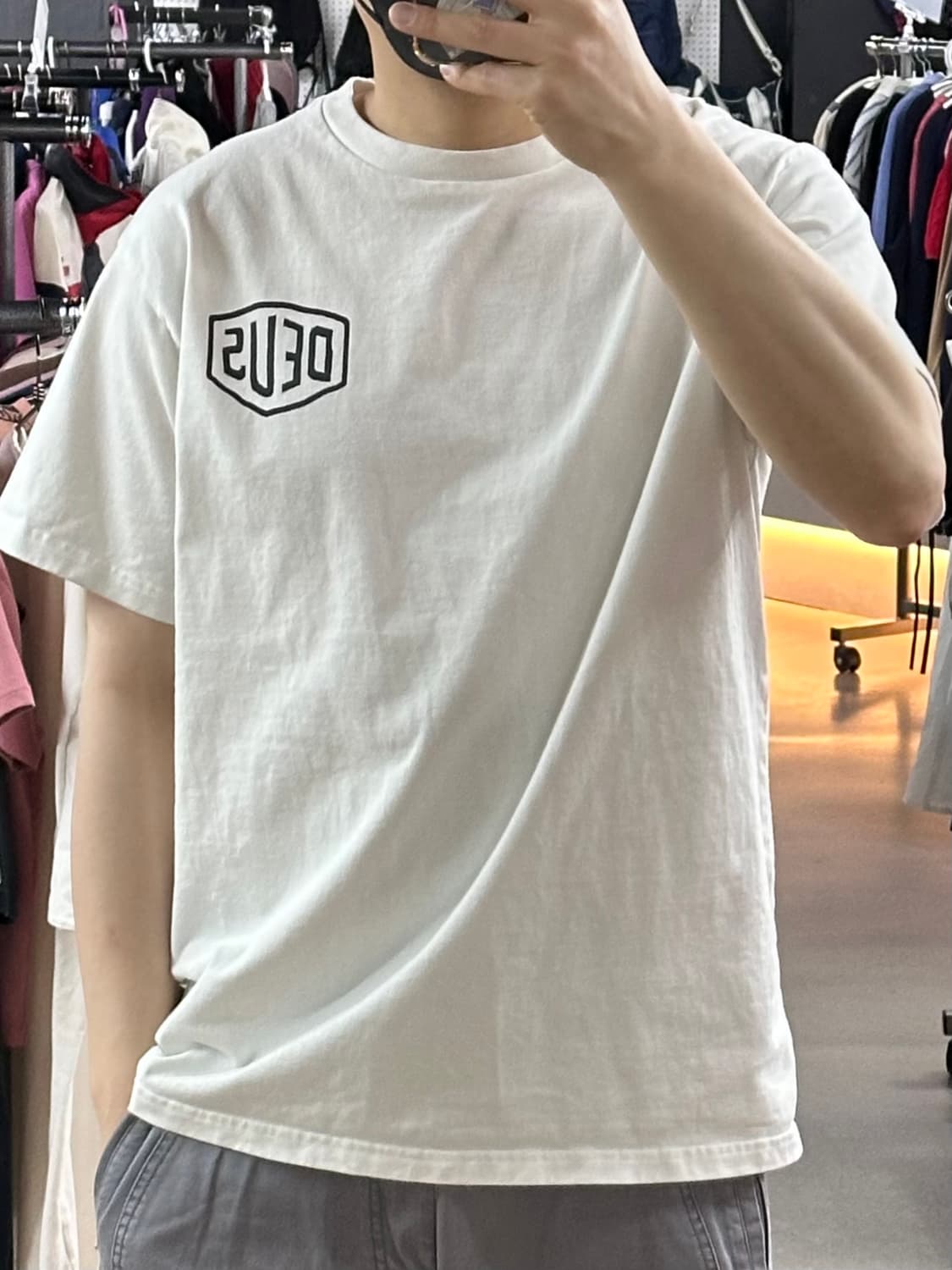 🌟데우스 엑스 마키나 서울 로고 반팔 화이트 XL🌟 상품이미지1