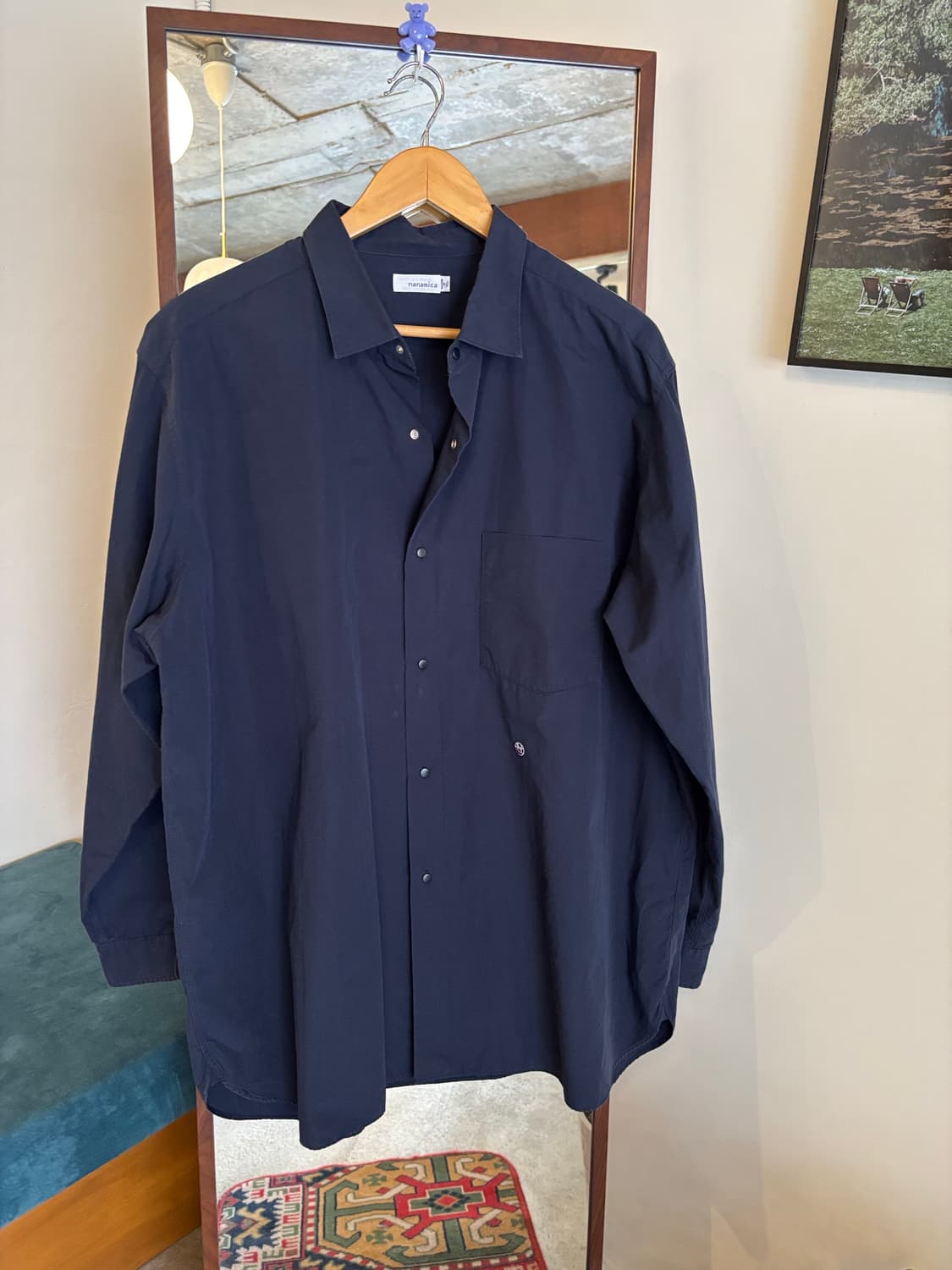 nanamica 나나미카 네이비 셔츠 상품이미지2