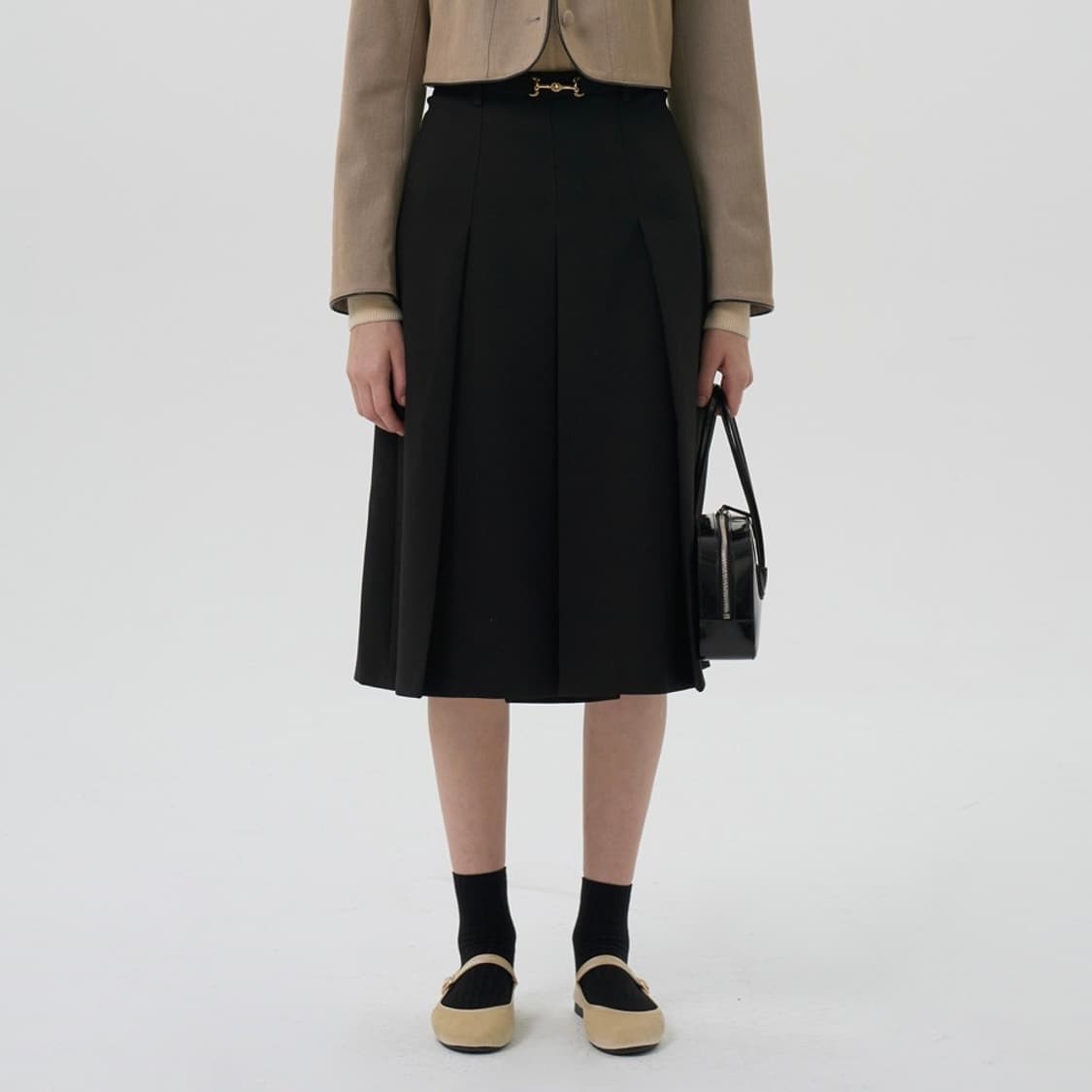 그로브 GROVE SEELEY SKIRT (Black) 상품이미지1