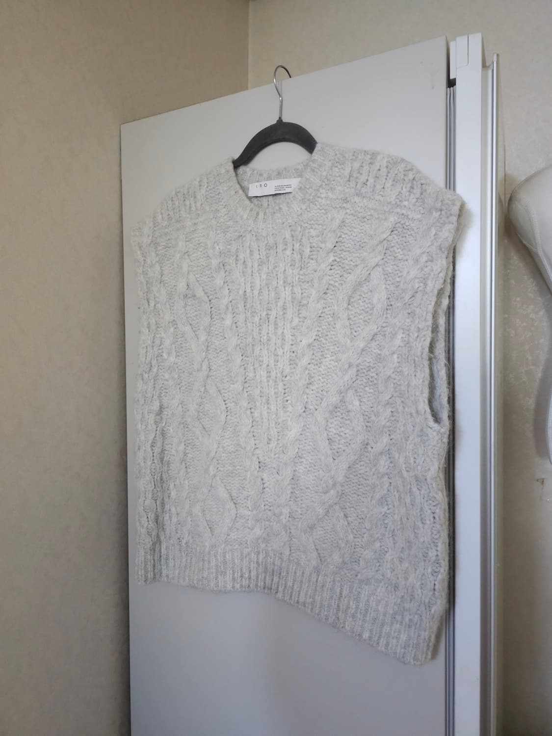 이로 IRO 알파카 케이블 니트 베스트 상품이미지1