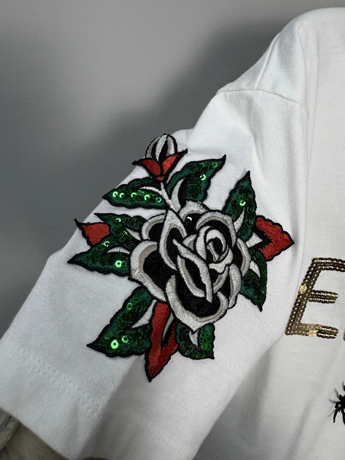 에드하디 타이거 골드 하프 티셔츠 A3646 상품이미지4