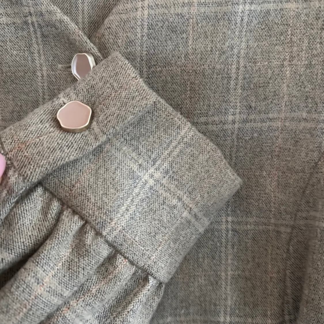 ROEM 로엠 체크블라우스 벨트치마 세트 셋업 상품이미지5