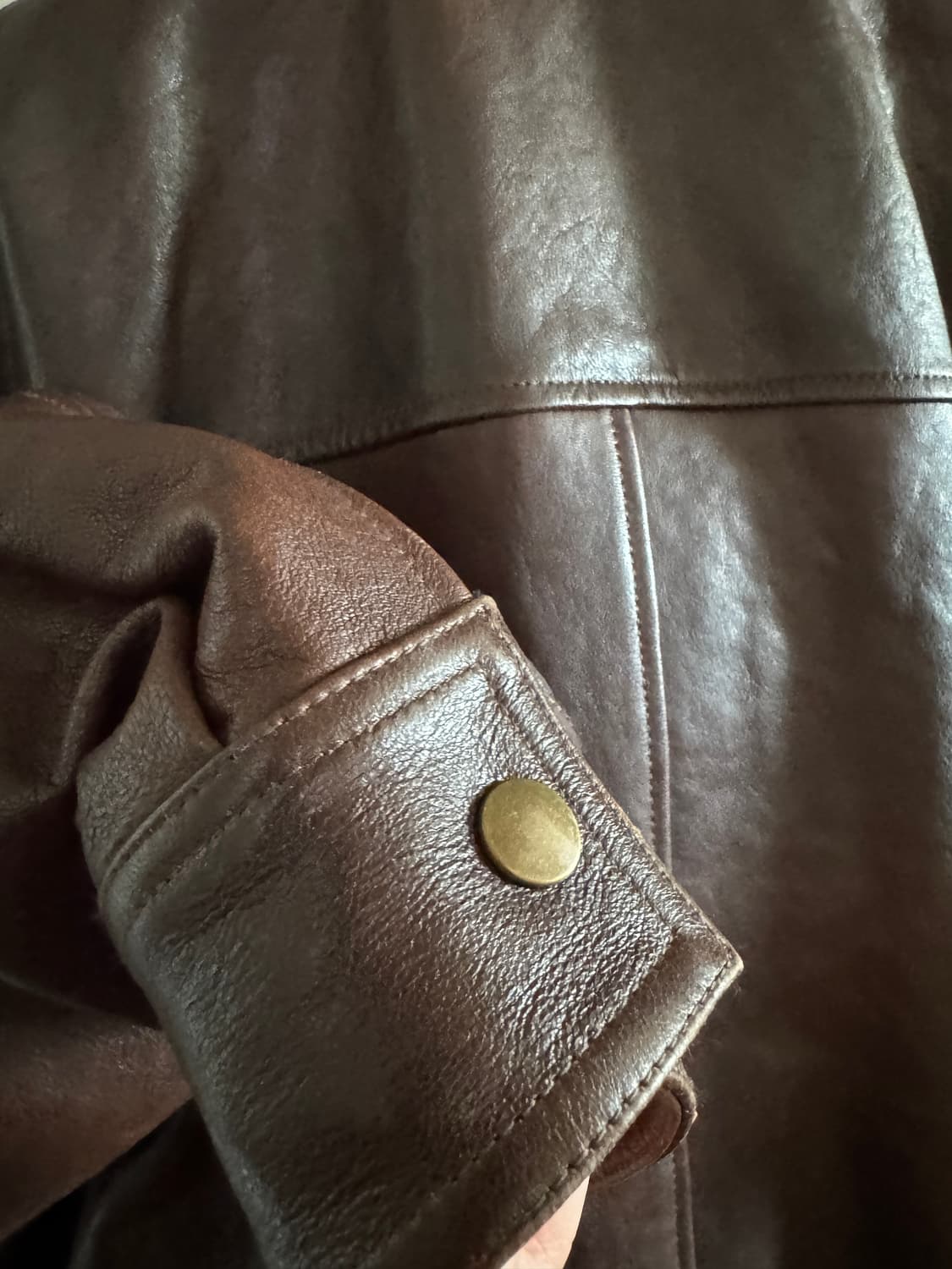 쿠어 베지터블 A-2 레더자켓 상품이미지4