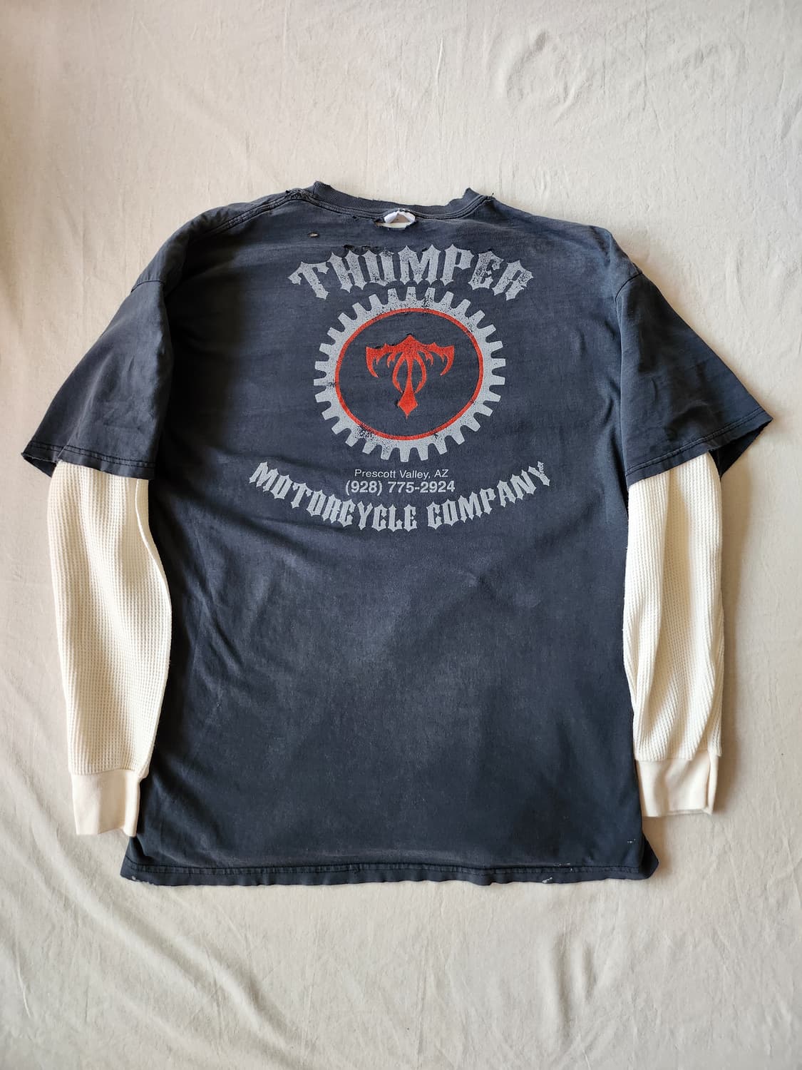 Thumper motorcycle layerd t shirt 상품이미지5