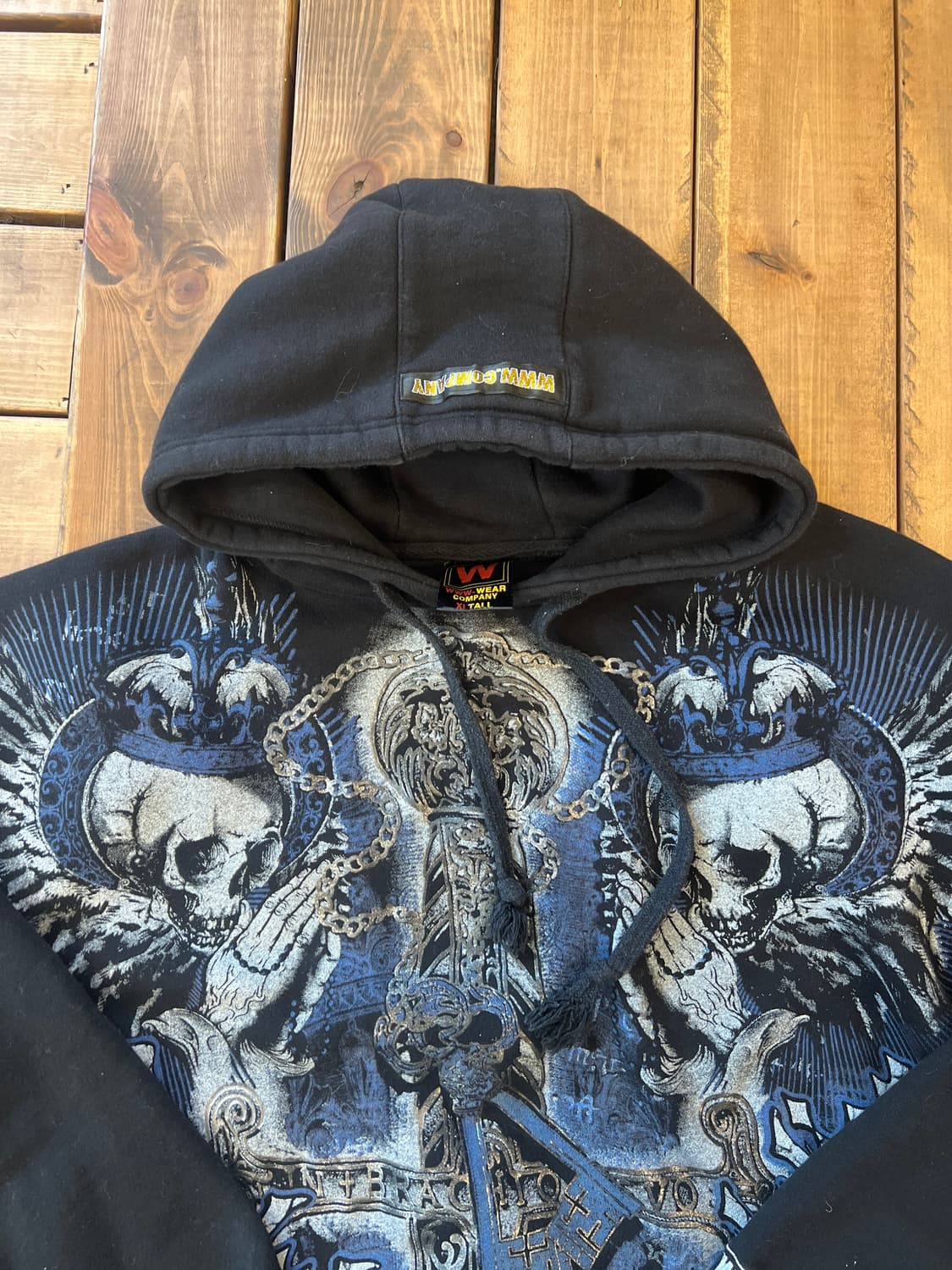 스켈레톤 펑크 후드티 상품이미지8