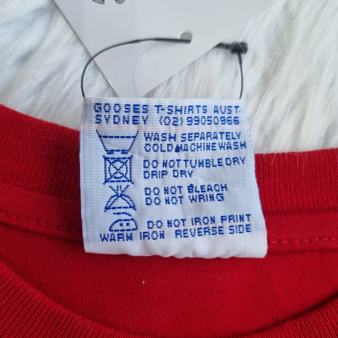 Gooses 빈티지 프린트 티셔츠 1984 상품이미지8