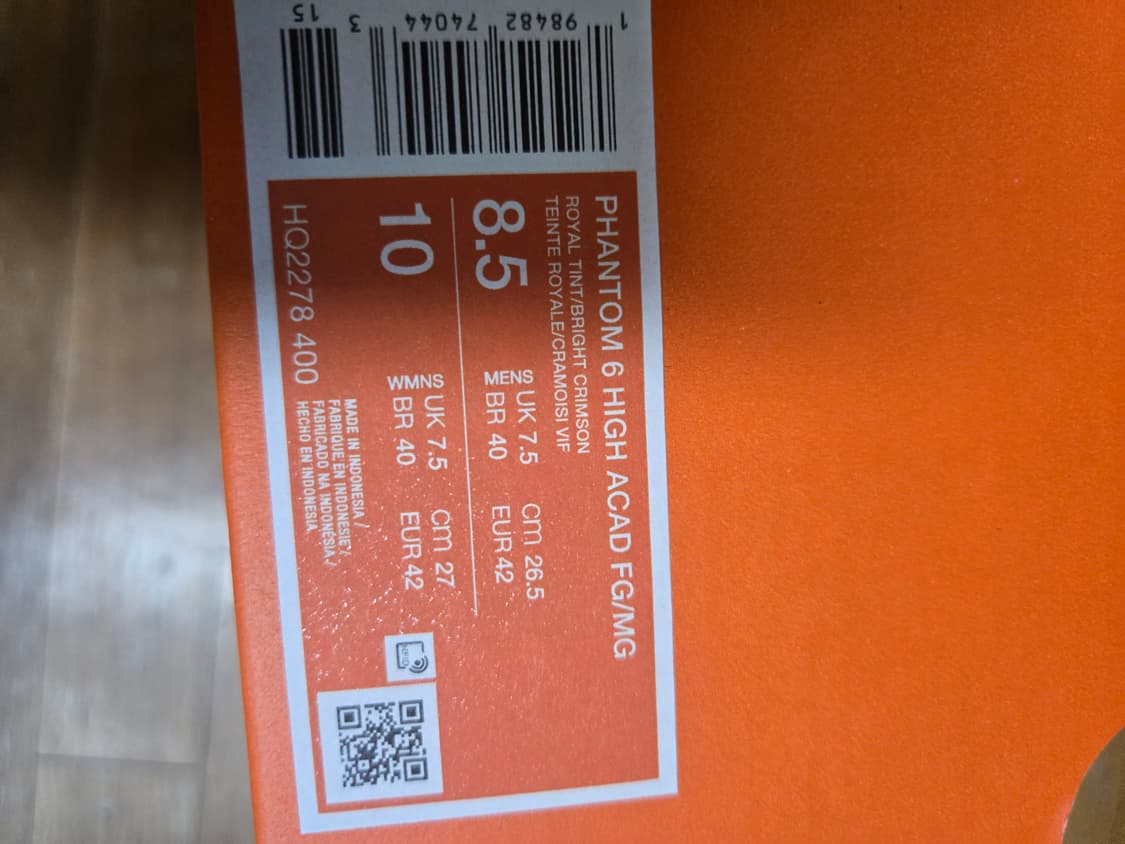 나이키 팬텀 6 하이 아카데미 FG 상품이미지3