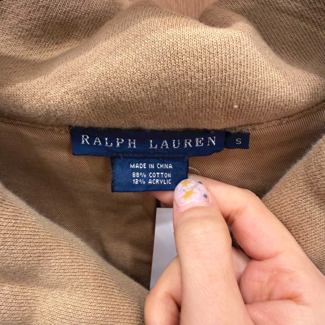 폴로 랄프로렌 후드 스웻 자켓 멀티 플랩 포켓 디테일 레귤러핏 베이지 상품이미지6