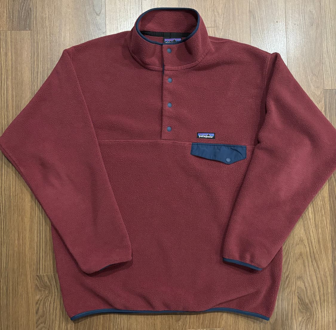 파타고니아 헤비웨이트 신칠라 버건디 L사이즈 상품이미지2