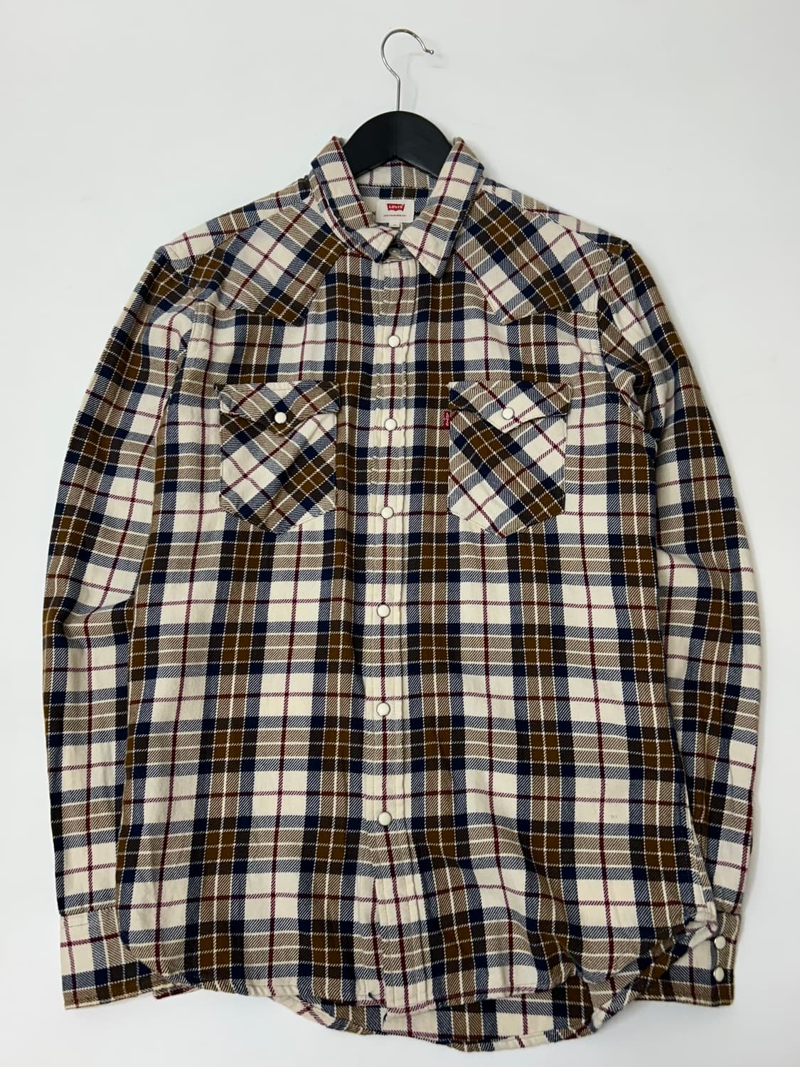 00s Levi's 리바이스 투포켓 웨스턴 체크 셔츠  상품이미지2