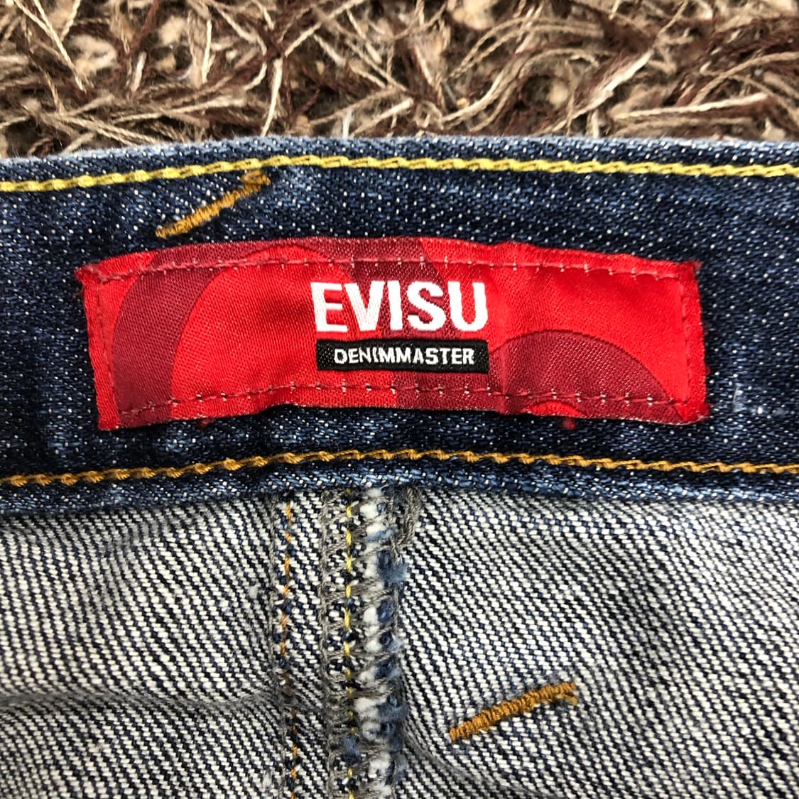 에비수 포켓 로고 데님 스커트 상품이미지4