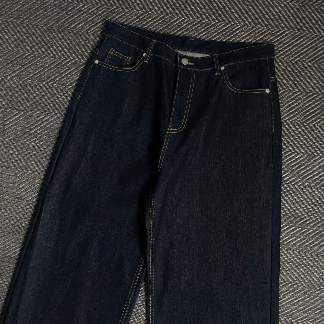 아코스튜디오 백 포켓 베어 스티치 생지 팬츠o 4840 상품이미지3