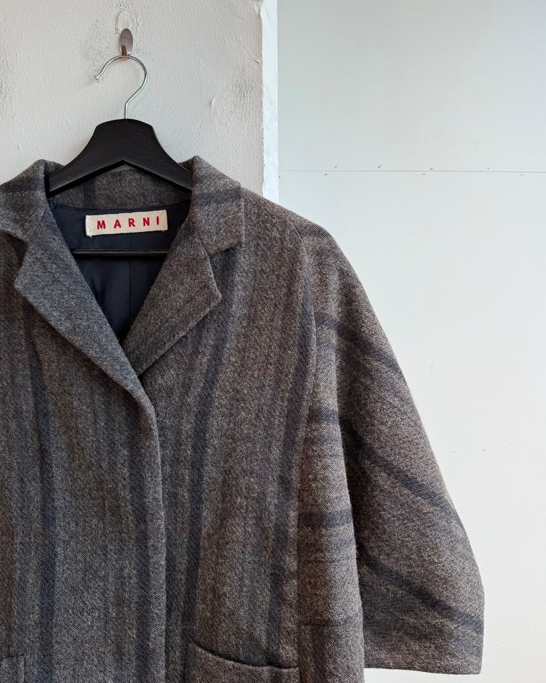 마르니 차콜 크롭 울 자켓  상품이미지5
