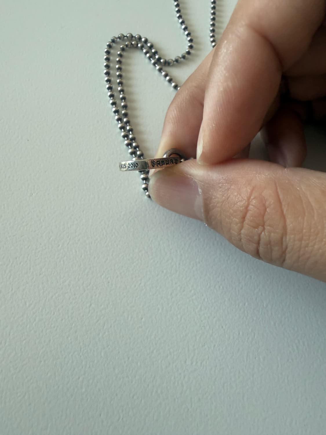 크롬하츠 롤링스톤즈 타이니 도그택 펜던트 상품이미지2