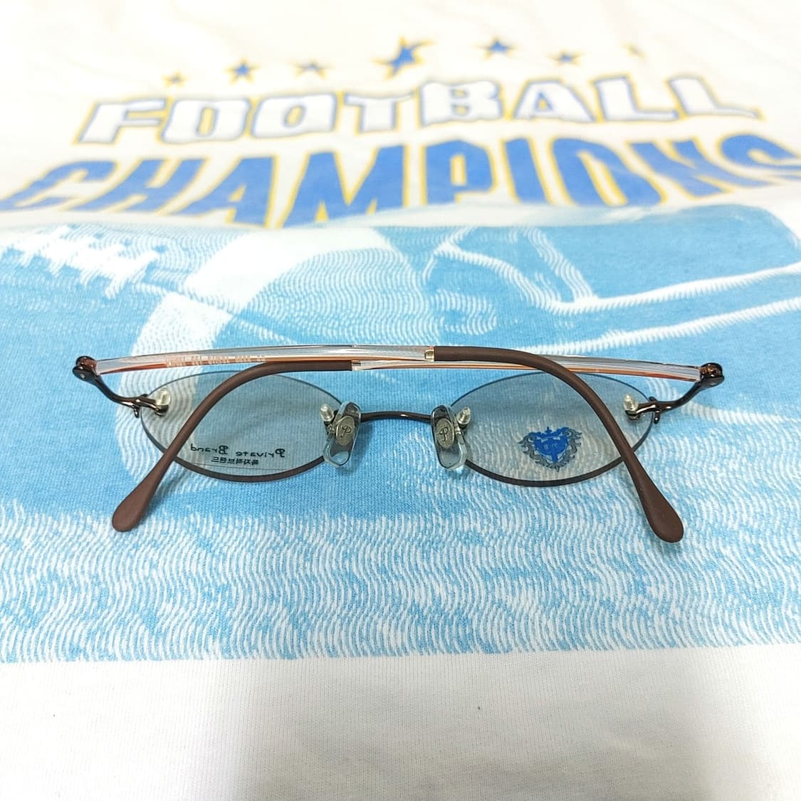 Private Brand 라운드 콤비 빈티지안경 상품이미지3