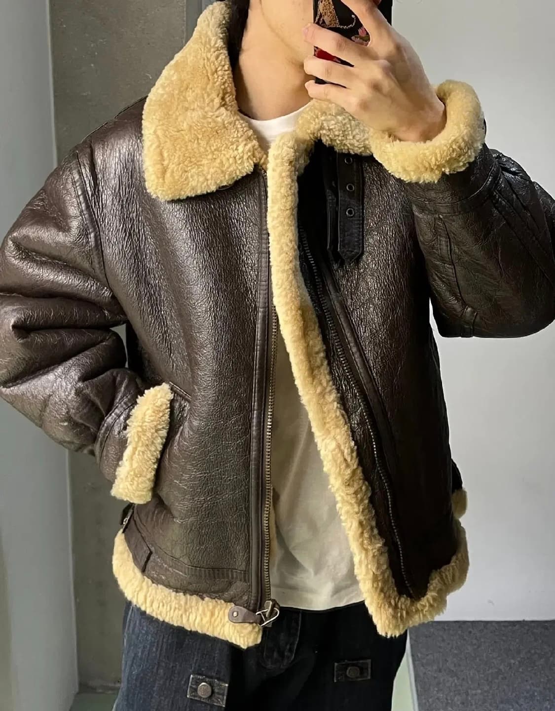 빈티지 b-3 무스탕 상품이미지7