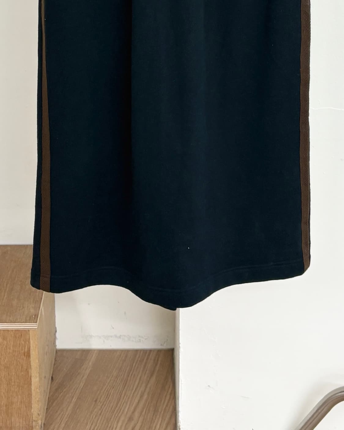 하이 스포르팅 기어 네이비 코튼 스웨트 스커트 상품이미지3