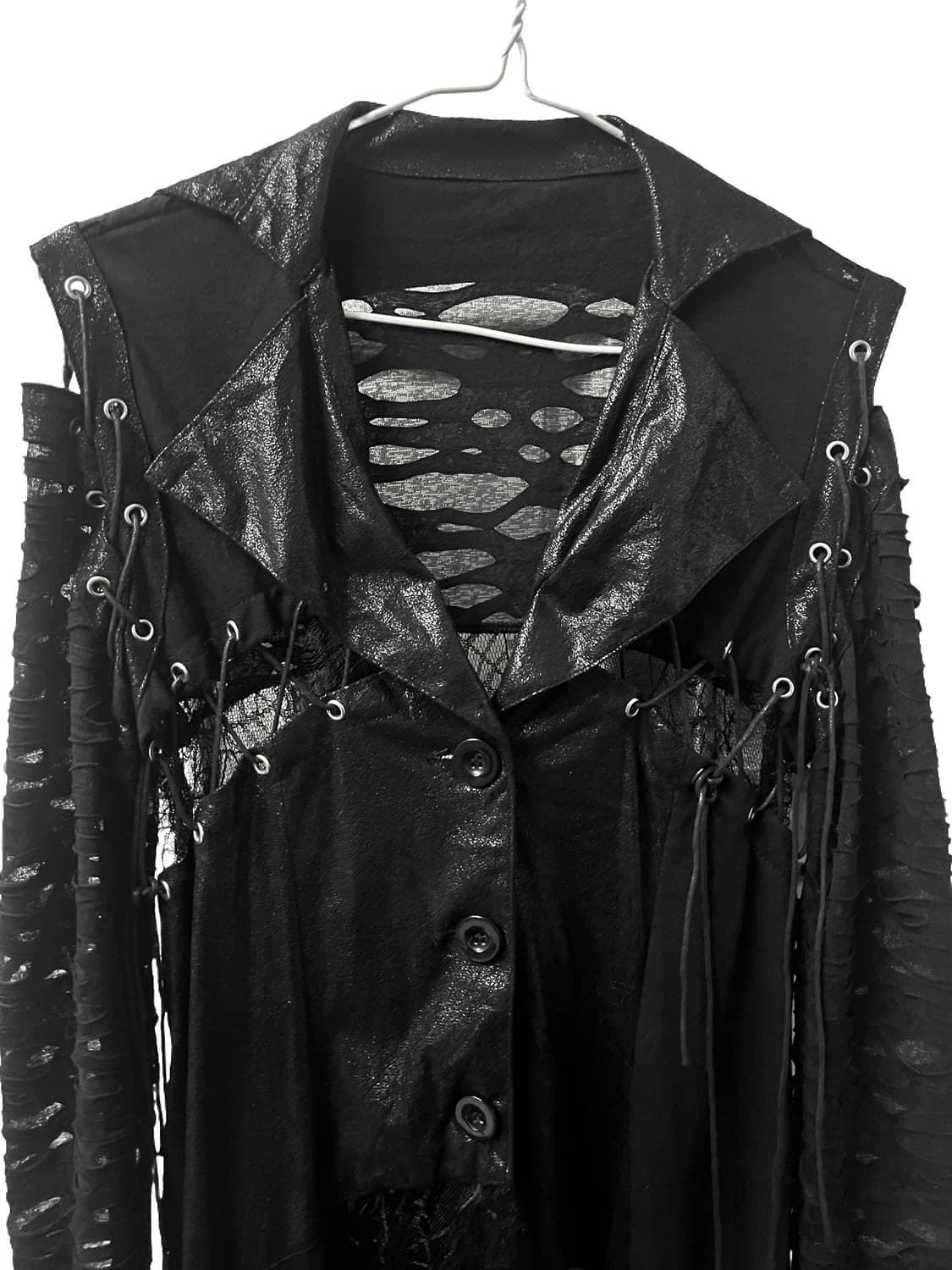 Addictrap 디스트로이드 고딕펑크 롱자켓 상품이미지5