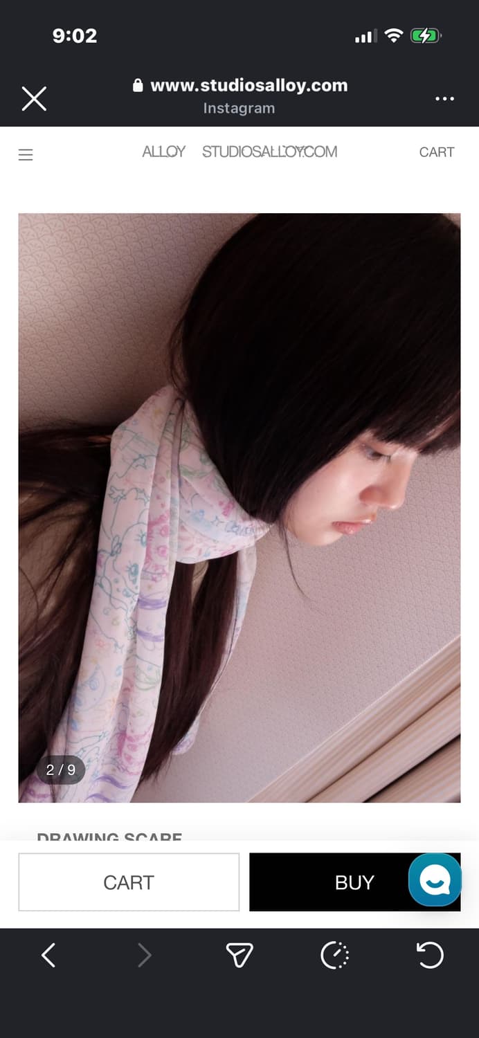 Alloy DRAWING SCARF 상품이미지1