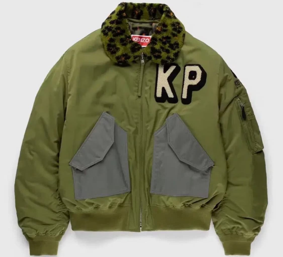 겐조 레오파드 봄버 자켓 xl 상품이미지1