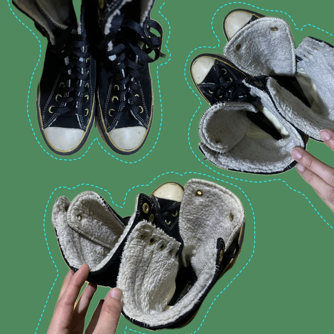 빈티지 컨버스 퍼 부츠 / 컨버스 롱 스니커즈 상품이미지2