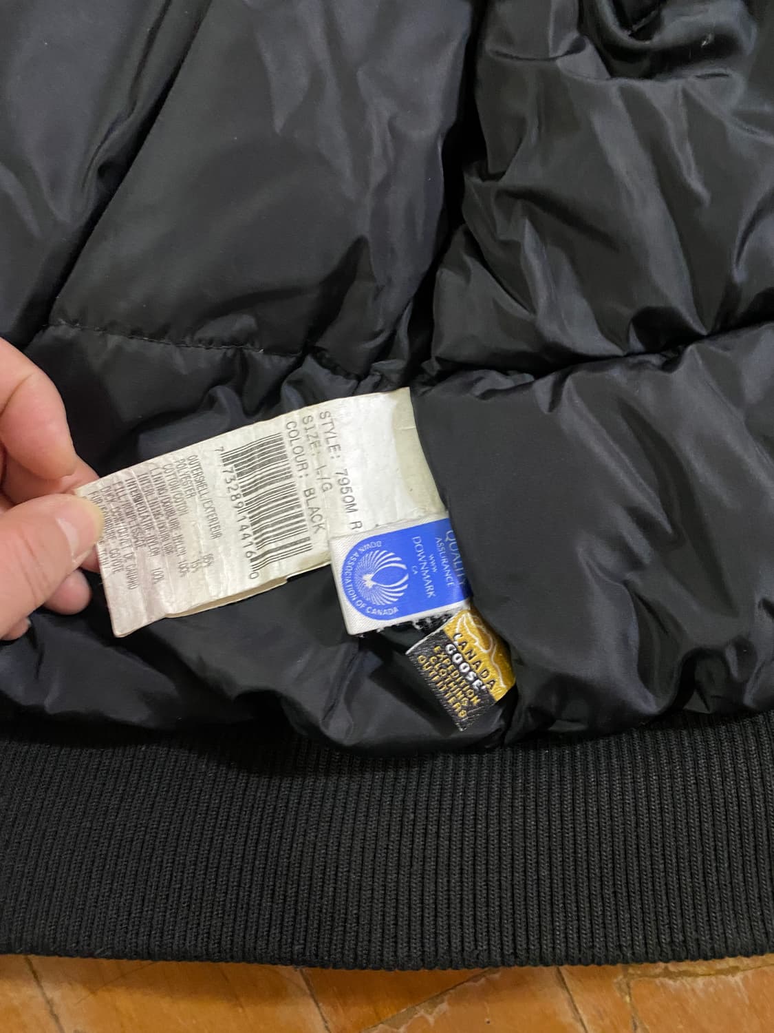 캐나다 구스 칠리왁 남성 블랙 패딩 L/G 상품이미지6