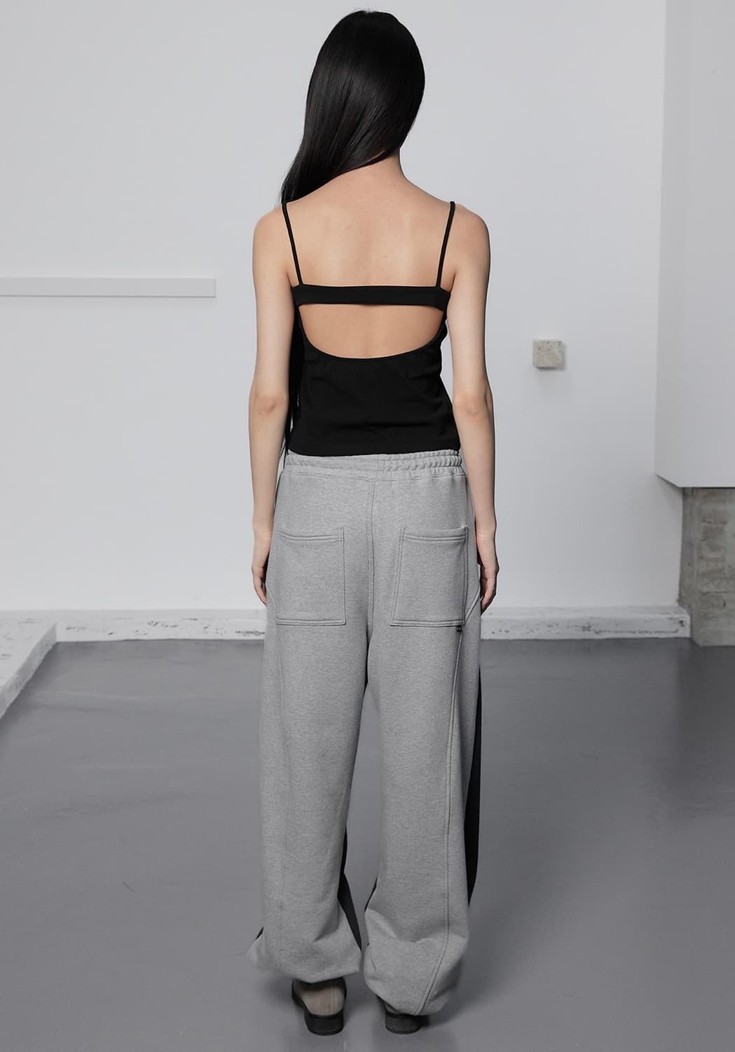 CERRIC REVERSE BANDING PANTS / CHARCOAL 상품이미지4