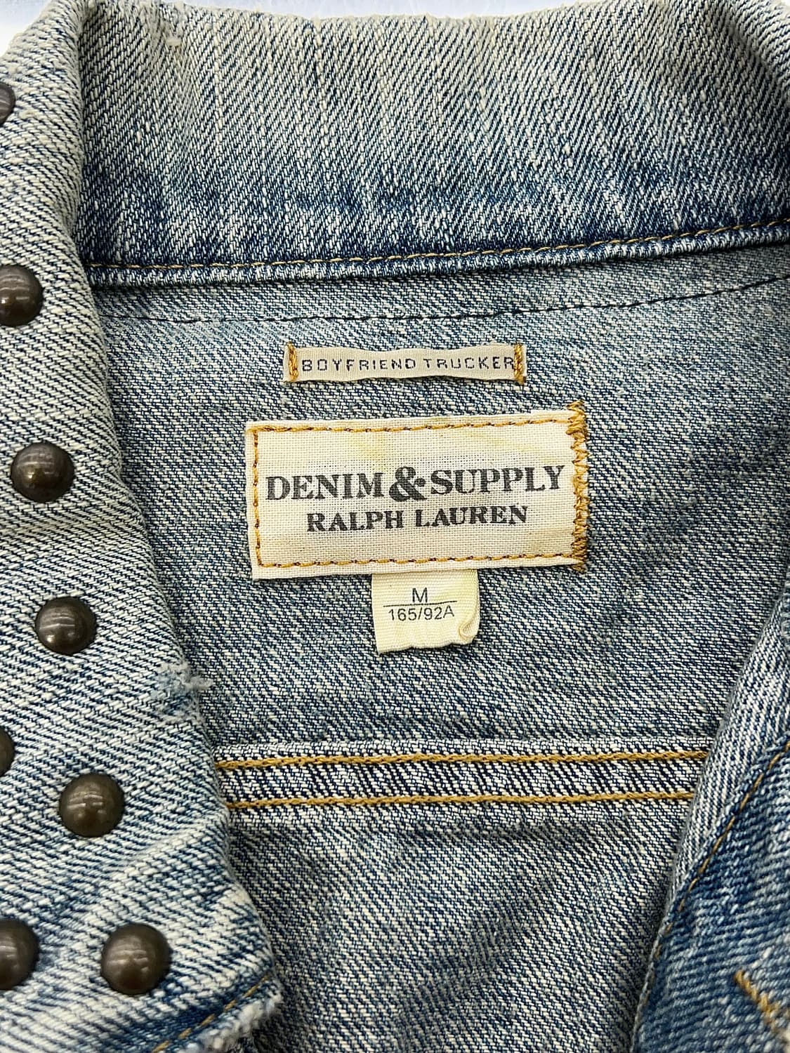 데님 앤 서플라이 USA 플래그 디스트레스 트러커 데님 자켓 상품이미지7