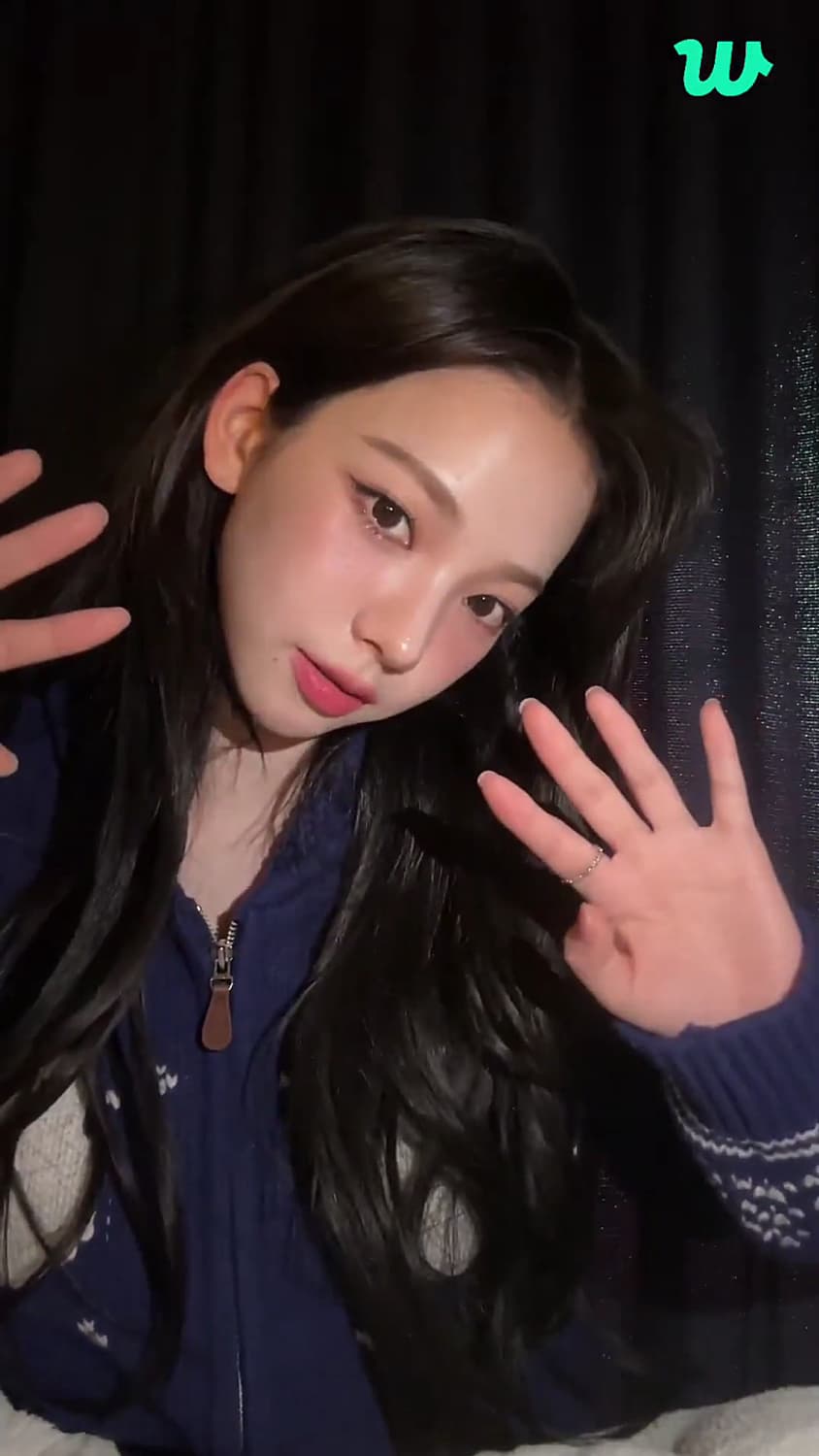 (카리나 착용)드파운드 자카드 헤비 니트 집업 자켓 상품이미지2