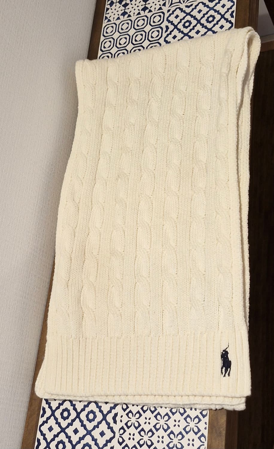 폴로 랄프로렌 코튼 케이블 니트 머플러  상품이미지6