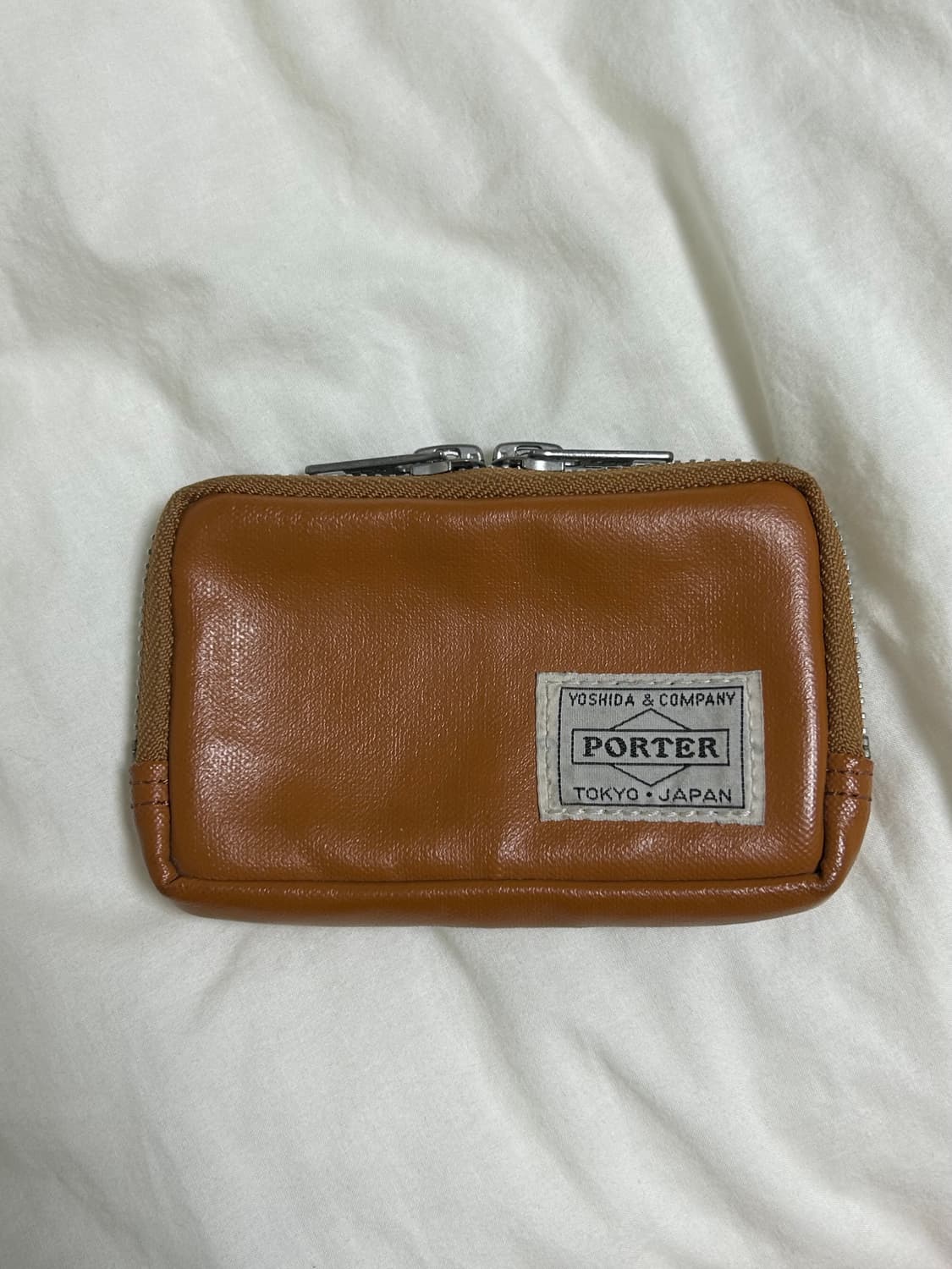 포터 코인케이스 카멜 상품이미지1