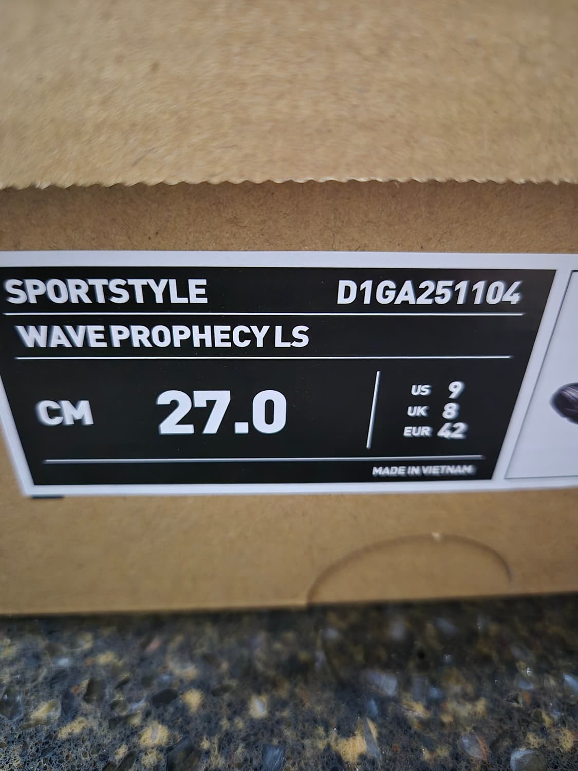 미즈노 웨이브 프로페시 LS 오디세이 그레이블랙 270 상품이미지7