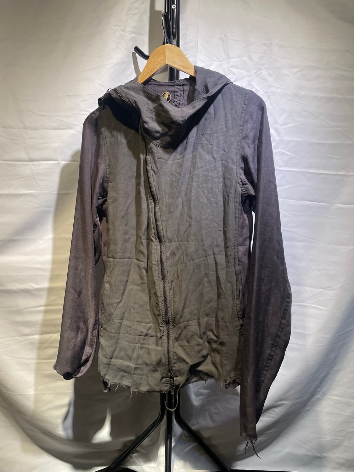 Siva asymetric hoodie zip-up 상품이미지1