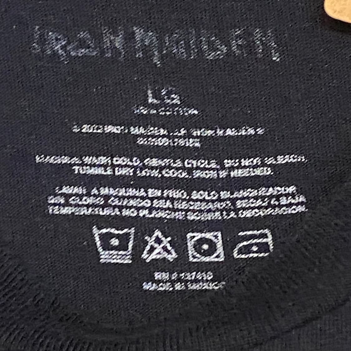 USA 빈티지 아이언메이든 공식굿즈 밴드티 락티 상품이미지5